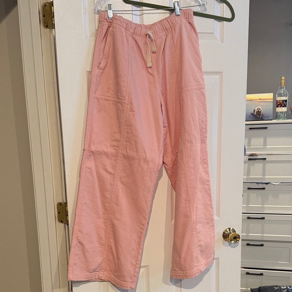 Aerie Pink Wide Leg Pants